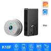 Silver Tuya Smart K10F fingerprint and card unlocking door lock device
