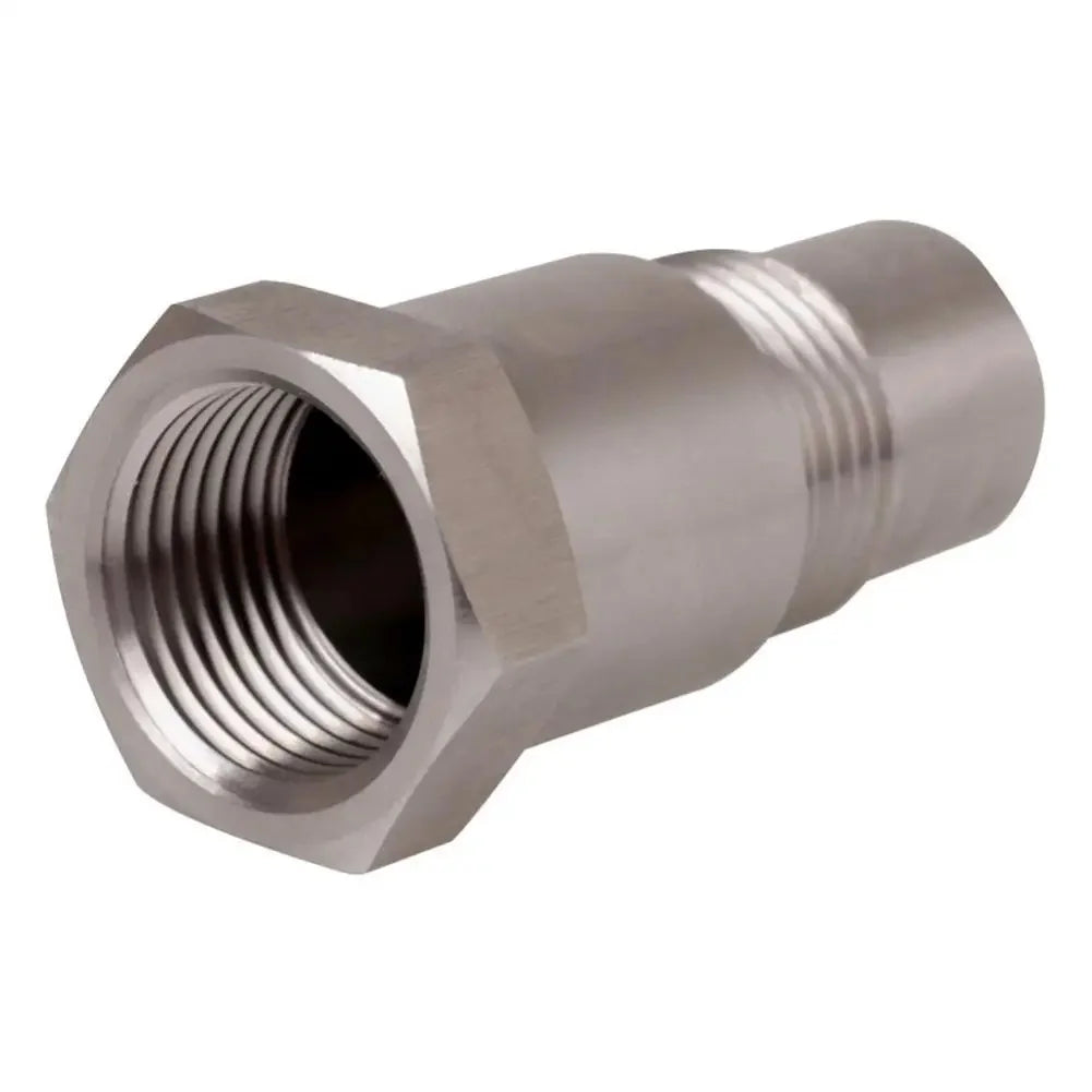 Mini stainless steel oxygen sensor with threaded end for vehicle catalytic converter