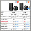 Comparison table showing features of K10F and K10P smart deadbolt door locks.
