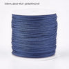 Spule mit 0,8mm Nylon-Fadenkord in Dunkelblau, ca. 49,21 Yards pro Rolle.
