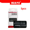 A package containing five LiftMaster 893MAX remote control transmitters for garage doors.