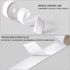 Roll of white universal PVC sealing strips used for sealing and bonding tasks