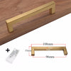Modern Golden Brass Cabinet Handles