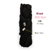 Black silk rope with a metal cover, 20 meters long.