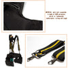 Black work belt suspender with a pouch bag made of 600D polyester