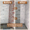 Before and after comparison showing the fast installation and removal of precision tile leveling spacers for construction