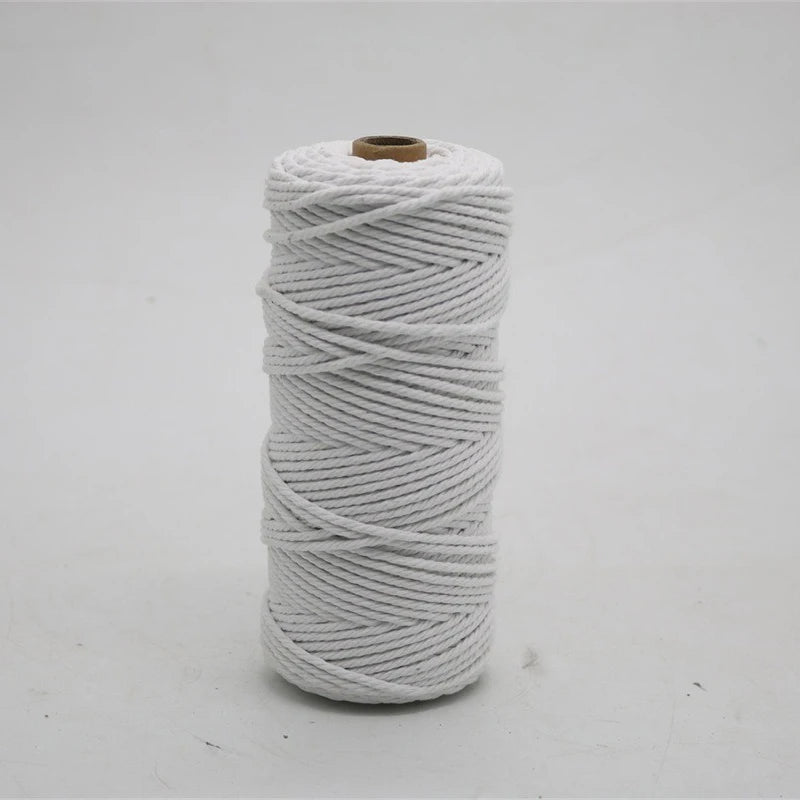 100m Natural Cotton Macrame Cord
