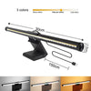 An adjustable LED light bar shown in three color options, demonstrating its length and mounting capability.