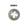 A circular metal filter pump rod accessory labeled 15C011.