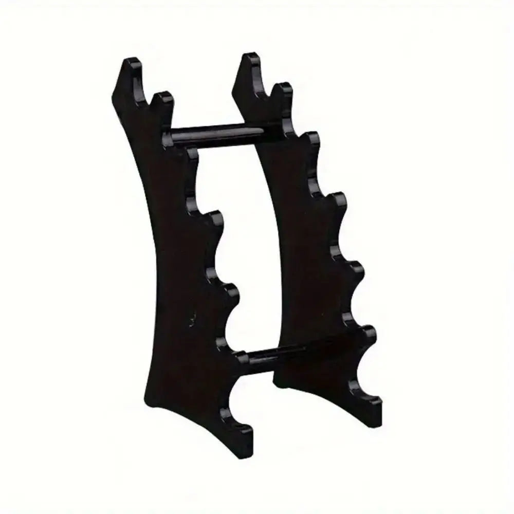 Black transparent ballpoint pen holder organizer with a claw design