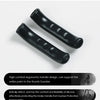 Black silicone brake lever protector covers for bicycles shown in various angles