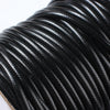 Black waxed cord rope for DIY jewelry making