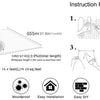 Instruction for use showing steps for applying glossy pink marble contact paper including waterproofing and safety tips