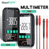 Black Mastfuyi FY106B multimeter and accessory probes for electrical testing