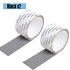Black x2 reusable window repair tape rolls with adhesive backing