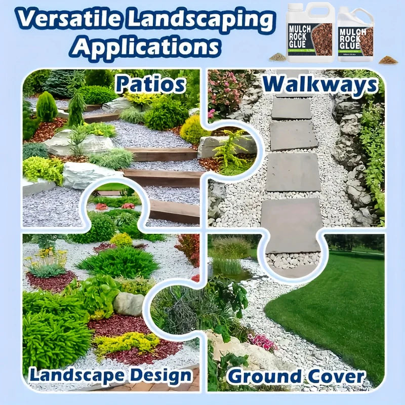 Versatile landscaping applications showing patios, walkways, landscape design, and ground cover with rock and gravel products