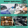 A kit for multiple applications including a pressure washer, faucet plumbing seal repair, and mechanical parts repair.