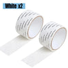 Two rolls of white self-adhesive repair tape for window screens