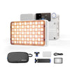 Amaran Ace 25x light kit with accessories including a portable light panel and power cable