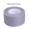 Rollo de cinta autoadhesiva impermeable blanca para fontanería, dimensiones 3.8cm x 3.2m.