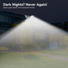 A smart light sensor automatic switch illuminating a house exterior at night.