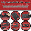 Fully customizable DIY layout foam inserts for Milwaukee tool boxes showing how to cut and insert them into the tool box
