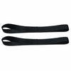 Black heavy duty retractable ratchet straps for cargo securing