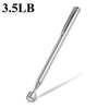 A silver telescopic magnetic pickup tool with a rounded tip is shown against a white background.