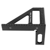 A black drawing line ruler used for precision woodworking and measuring.