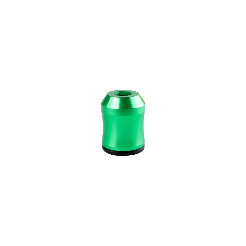 A single green magnetic screwdriver bit is shown against a white background.
