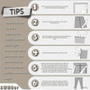 Tips for installing a magnetic mesh mosquito curtain on a door frame, showing assembly steps.