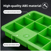 A green multi-compartment organizer box made of high-quality ABS material with a non-slip, wear-resistant surface.