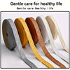 Rolls of 3D pattern self-adhesive wall trim decals in various colors including gray, yellow, brown, and white.