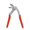 A pair of gray and orange professional car clip removal pliers.
