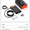 Industrial borescope kit including the P790 endoscope, instruction manual, charging cable, and accessories.