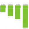 Rolls of lime green retro wood grain self-adhesive wall stickers in various widths from 53x100cm to 53x1000cm