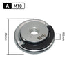 A M10 grinding press plate with a 45mm diameter and 9.5mm thickness.