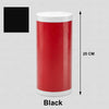 A cylindrical roll of black heavy duty waterproof repair tape with a white label and a 20 cm length marker.