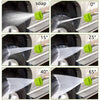 A set of adjustable pressure washer nozzles demonstrating spray patterns at 0, 15, 25, 40, and 65 degrees.