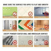 Image showing various surfaces that are unsuitable for application, including powder coated walls, irregular surfaces, and dr