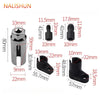 A set of professional tools for oxygen sensor removal and installation, showing various sizes and components.