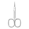 A pair of precision stainless steel cuticle and nail clippers.