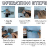 Operation steps for mixing and applying high-strength epoxy resin adhesive.