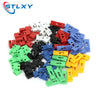 Assortment of various colored and sized jumper cap connectors for through-hole applications