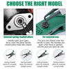 A set of precision carbon steel circlip pliers showing various models for internal and external use.