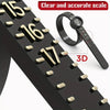 A precision ring sizer and magnifier is shown next to a scale marked with numbers, demonstrating its use for accurate sizing.