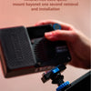 A hand is installing or removing a bayonet mount on an Amaran Ace Lock light kit.
