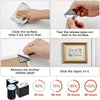 Ensemble de ruban adhésif de montage double face pour nettoyer les surfaces et coller des objets.