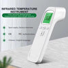 Thermomètre numérique infrarouge blanc sans contact affichant 36,8 degrés.