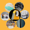 Various applications of heavy duty double-sided grid adhesive tape including flooring, automotive interiors, and bathroom fix